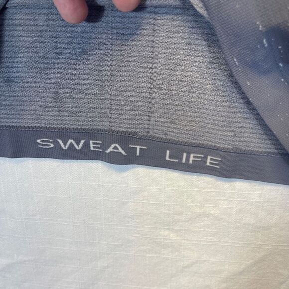 Lululemon Gray Sweat Life Swiftly Tech 1/2 Zip Long Sleeve Hoodie Size 6 - Picture 5 of 10